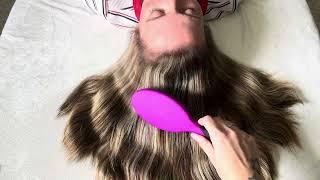 ASMR~ EXTREMELY RELAXING HAIR PLAY, BRUSHING, COMBING, PULLING