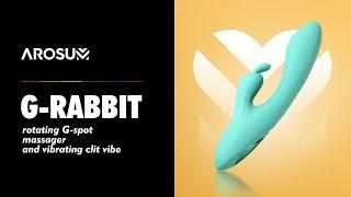 AROSUM G-rabbit |  The Ultimate Rotating Rabbit Vibrator for Doubled fun !