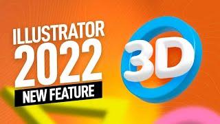 Adobe Illustrator 2022 - New Feature 3D and Material