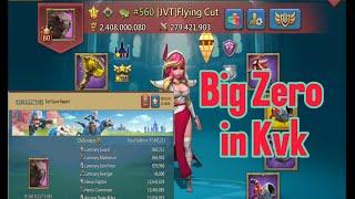 Zeroing 2.4b player in kvk | Big Zeroed In Kvk | Lords Mobile