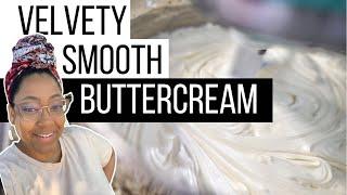 How to Make Velvety Smooth Buttercream // Super EASY TUTORIAL