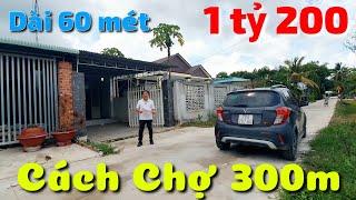 Bán nhà đất 300m2 gần Chợ Thanh Điền Châu Thành Tây Ninh giá 1 tỷ 200 triệu cách TP Tây Ninh 5km