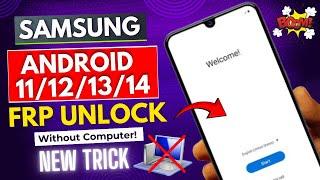 All SAMSUNG FRP BYPASS 2025 ANDROID 11-12-13-14 Latest Security | Without PC | Frp Unlock