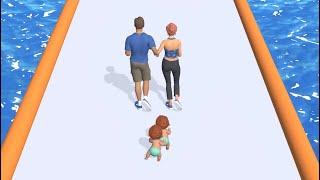 Family Run 3D - All Levels Gameplay Android, iOS