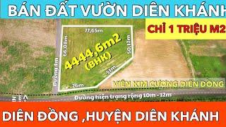 BÁN ĐẤT VƯỜN DIÊN KHÁNH, ĐẤT VƯỜN DIÊN ĐỒNG DIÊN KHÁNH