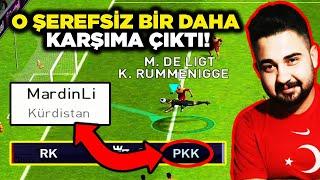 YİNE O ŞEREFSİZ! İSMİMİ GÖRÜNCE KORKUDAN HİLE YAPIP KAÇTI! EFOOTBALL PES 2021