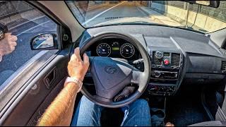 2007 Hyundai Getz [1.4 97 hp] |0-100| POV Test Drive #2154 Joe Black