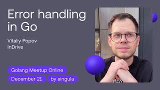 Error handling in Go - Vitaliy Popov