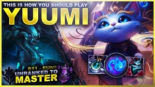 THIS IS HOW YOU SHOULD PLAY YUUMI! - Unranked to Master: EUNE Edition | League of Legends