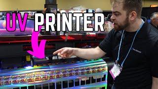 An up-close look at the Mimaki UCJV300-160 UV Printer and cutter