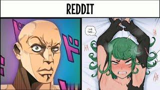 Anime vs Reddit ( the Rock reaction meme )