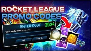 Rocket League new codes 2024  working 100%