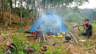 CAMPING CAMP & HUNTING DISPOT BURUNG BELIBIS & TERKUKURBIKIN TENDA DI SARANG BURUAN LANSUNG DI OLAH