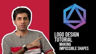 making impossible shapes in illustrator 2019 - logo design tutorial