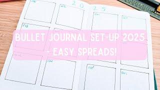 Bullet Journal Set-Up 2025 - Easy Spreads