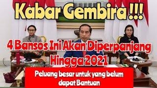 4 Jenis Bantuan Pemerintah Ini Akan Diperpanjang Hingga 2021