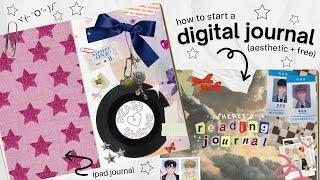 how to start a digital journal  (2024) + journal flip-through! ᜊʕ ྀི ܸ. . .ܸ ྀིʔᜊ