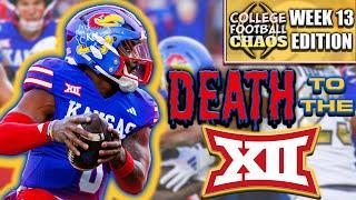 College Football Chaos: Week 13 Edition