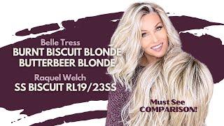 3 STUNNING BLONDE WIGS! /Burnt Biscuit /Butterbeer Blonde /SS Biscuit /Belle Tress /Raquel Welch