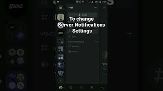 How to change Server notification Settings to "All messages" in Discord Mobile #roduz #discord #how