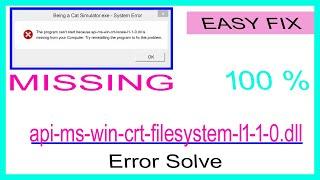 api-ms-win-crt-locale-l1-1-0.dll Missing Error Fix