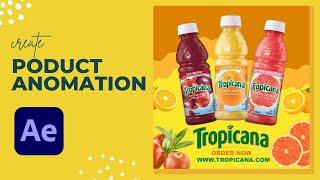 Easy Product Animation tutorial -Adobe After Effects tutorial -Juice product animation-easyanimation