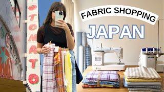 Fabric shopping in Japan - Nippori Fabric Town! 