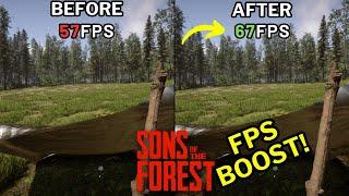 Sons Of The Forest FPS Boost - DLSS 2 & FSR 3 Optimization | RTX 3070