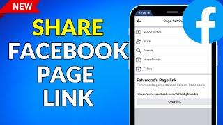 How to Share Facebook Page Link (2023) | Copy Facebook Page Link