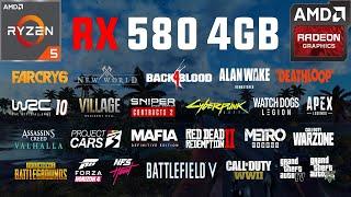 RX 580 4GB Test in 30 Games in 2021