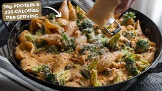 Creamy Ricotta Ground Turkey Pasta with Broccoli | A High Protein One Pot Pasta