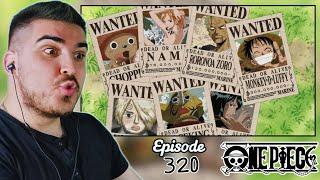 NEW BOUNTIES?? IT'S OVER 6 MILLION! STRAW HATS ARE WANTED CRIMINALS! ONE PIECE EPISODE 320 REACTION!