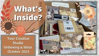 Your Creative Studio Unboxing & Ideas:  October 2023