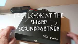 First look at the Sharp Sound Partner neckband speaker. #Sharp #Tech