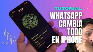 ¡MEJOR QUE WHATSAPP PLUS! WHATSAPP cambia en los iPHONE: mayo 2024