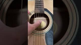 How a tuned guitar should sound like