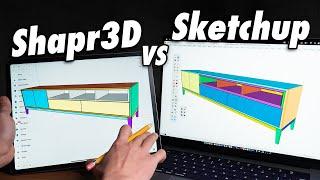 Shapr3D vs Sketchup - For Furniture Design