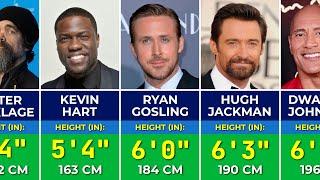  Heights of Famous Hollywood Actors in 2024 | Tallest and Shortest Actors