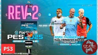 REVIEW PES 2025 BITBOX PATCH FULL UPDATE REV 2 SUMMER SEASON PS3