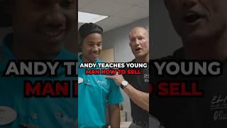 ANDY TEACHES YOUNG MAN HOW TO SELL // text “GAME” to 918-210-0254 //