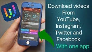Download videos from Twitter,YouTube,Facebook and instagram on your ios device