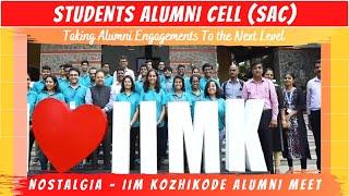 Students Alumni Cell - the team behind IIM Kozhikode's incredible on-campus alumni meet & engagement