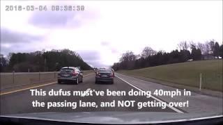 Super Slow idiot in Passing Lane