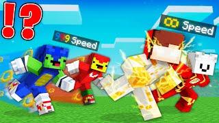 GODSPEED and FLASH Speedrunners vs SONICS Hunters in Minecraft - Maizen JJ and Mikey