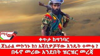 ጣና ግንባር፦ የዐርበኞች መስመር… ጀኔራል መኮንኑ ከነ አጃቢዎቻቸው እንዴት ተመቱ?  በፋኖ መሪው አንደበት ዝርዝር መረጃ