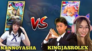 KINGJASRO VS INUYASHA| HINDI DAW SIYA MAKA TULOG| 2V2 NANNOYASHA VS JASROLEX - MLBB