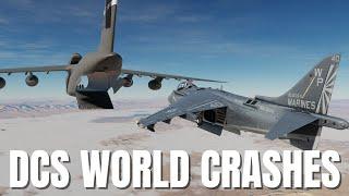 Airplane Crashes, Takedowns & Emergency Landings! V32 | DCS World 2.5 Modern Flight Sim Crashes