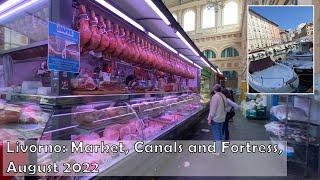 Livorno, Tuscany, Italy - Food Markets, Canals and Fortress