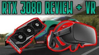 Nvidia RTX 3080 Review + Forza Horizon 4 (4k), iRacing VR, Elite Dangerous VR Benchmarks. (Rift CV1)