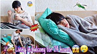 LIVING IN BALCONY FOR 24 HOURS |*I DID IT*| RIVA ARORA